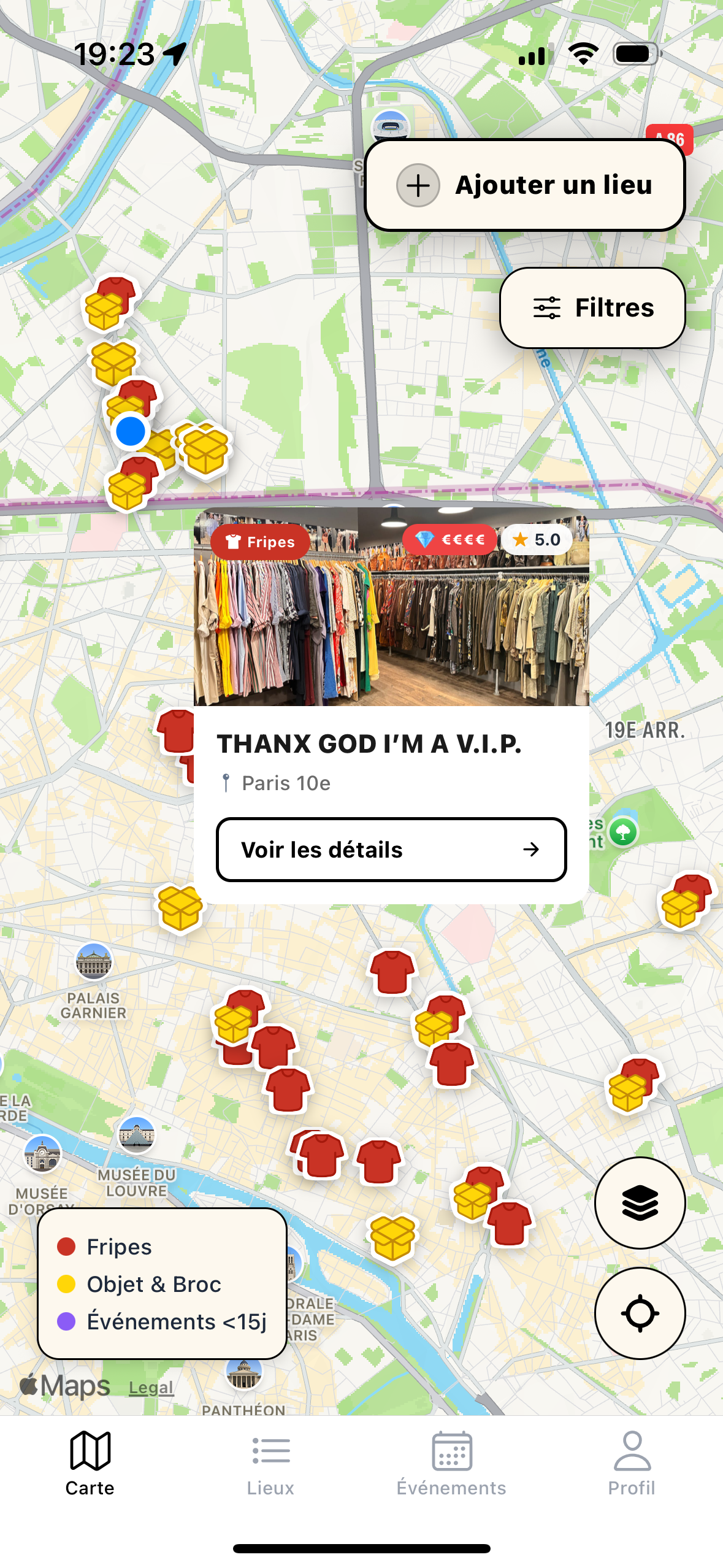 Thrift Map App